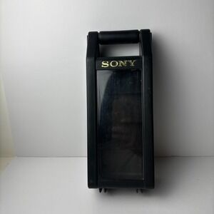 Vintage Sony 12-Tape Click-Shut Cassette Holder Carry Case – Black, Rare